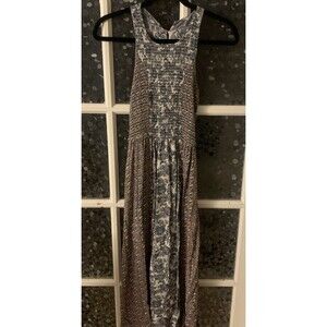 Japna Boho Dress Beachy Festival Hippie XS Smocking Bodice